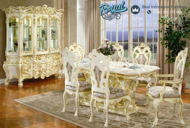 Set Meja Kursi Makan Ukiran Jepara Mewah Terbaru Duco Emas, Set Meja Makan Murah, Set Meja Makan Minimalis Modern, Set Meja Makan Mewah, Set Meja Makan Jati, Meja Makan Jati, Meja Kursi Makan Jepara, Meja Kursi Makan Kayu, Harga Set Meja Makan Jepara, Model Meja Kursi Makan Terbaru, Meja Makan Set, Meja Makan Jepara Klasik Murah, Royal Furniture, Mebel Jepara, Furniture Jepara