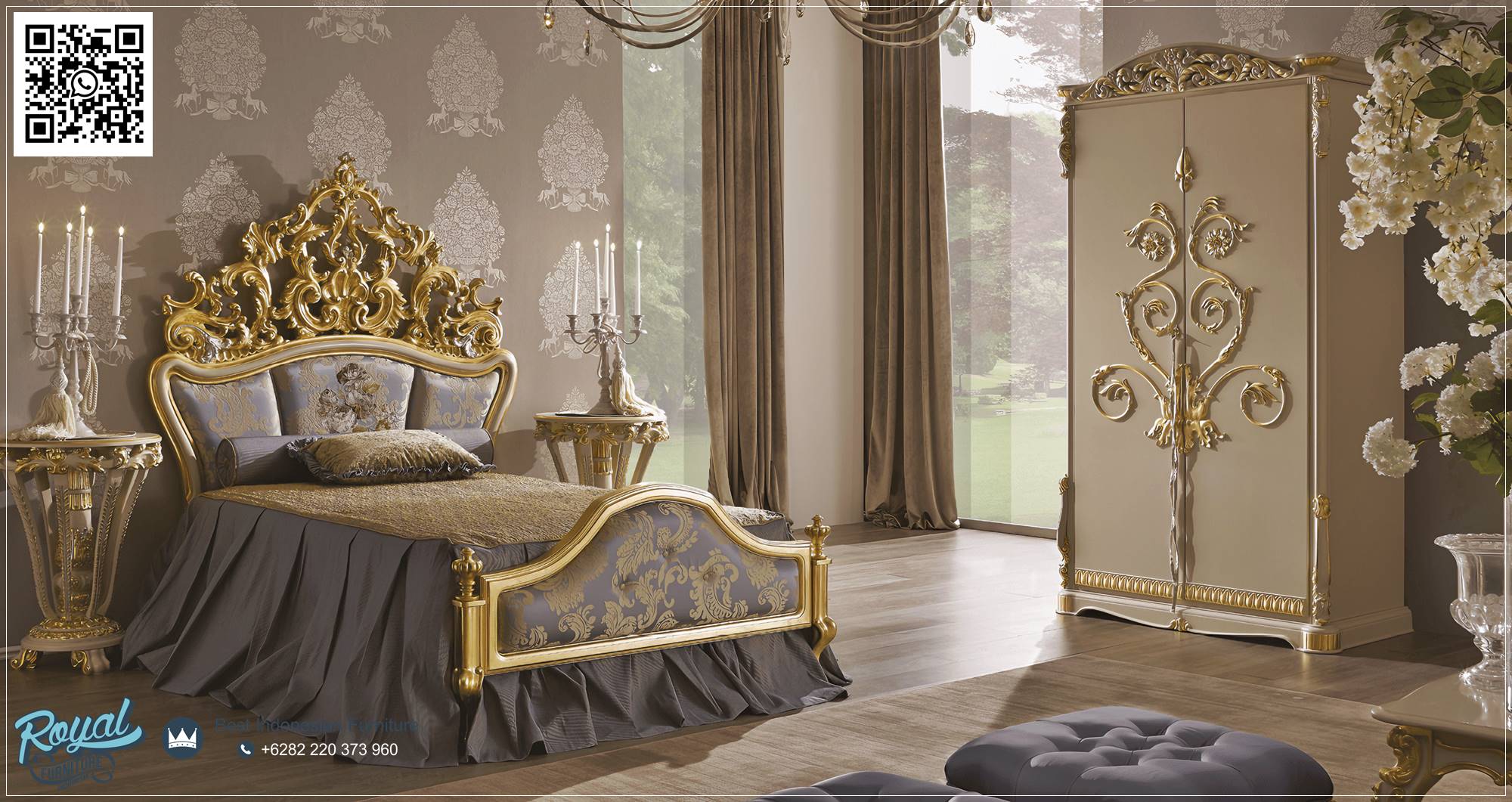 Set Kamar Tidur, Tempat Tidur Dari Kayu, Tempat Tidur Jati, Tempat Tidur Jepara, Tempat Tidur Jepara Eropan Klasik Mewah, Tempat Tidur Kayu, Tempat Tidur Kayu Jati, Tempat Tidur Mewah, Tempat Tidur Mewah Terbaru,Kamar Set Jepara Klasik Mewah Terbaru Ghezzania