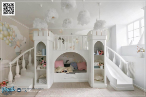 Tempat Tidur Istana Anak Mebel Jepara Mewah Terbaru