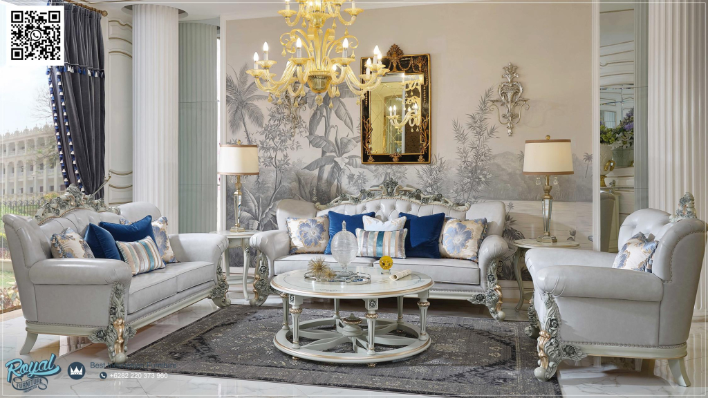 Set Sofa Ruang Tamu Ukir Jepara Klasik Mewah Terbaru Christina Sofa Mewah Klasik Gaya Eropa Sentuhan Elegan untuk Ruang Tamu Sultan