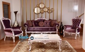 Sofa Ruang Tamu Set Jepara Klasik Mewah Terbaru Akasya