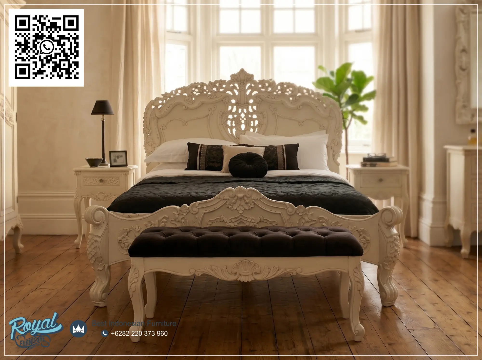 Ranjang Bedroom Set Kamar Tidur Ukiran Klasik Mewah Terbaru French Style