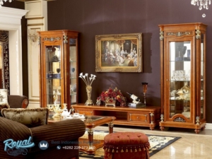 Bufet TV Natural Cantik Mewah Terbaru Lowry