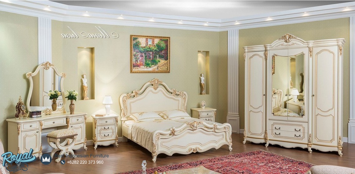  Kamar  Tidur  Set  Klasik Putih  Mewah Terbaru Monalisa 