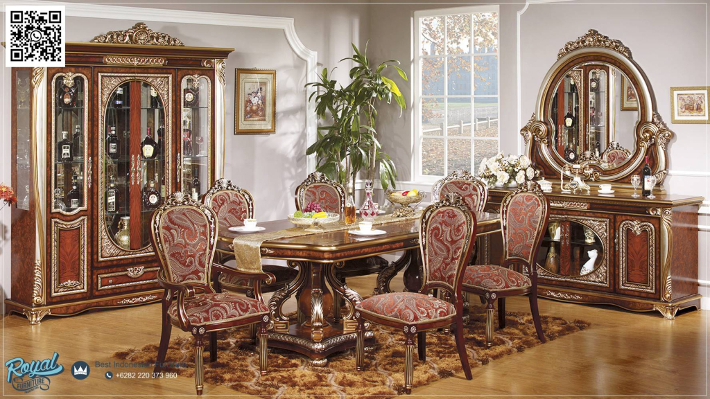 Kursi Meja Makan Jati Mewah Jual Meja Makan Jati Klasik Set Meja Makan Jati Jepara Set Meja Makan Jati Mewah Terbaru Royal Furnitur