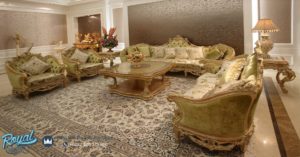 Kursi Sofa Tamu Set Klasik Ukiran Mewah Terbaru Luxury Livingroom