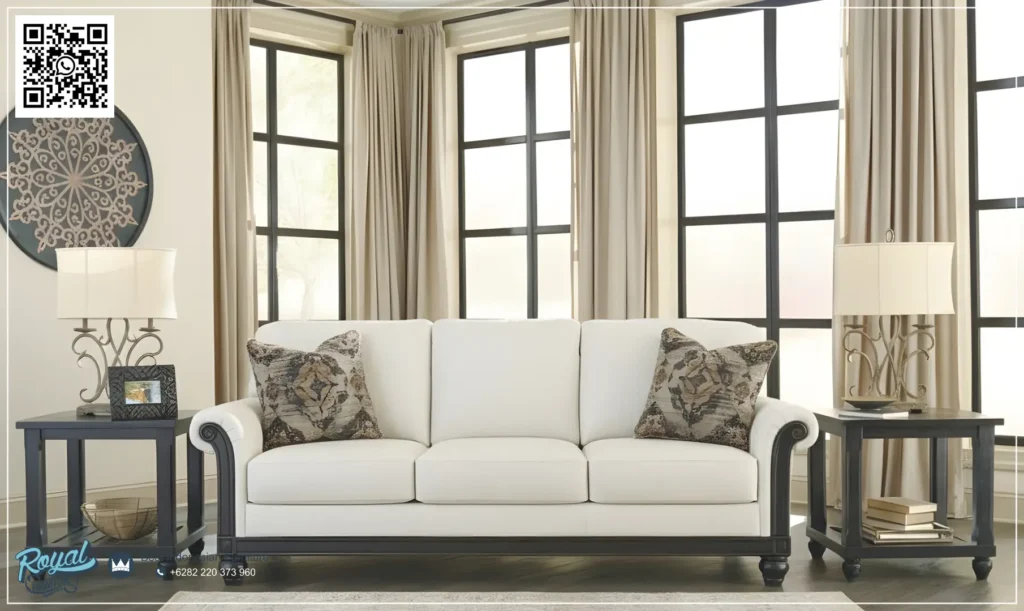 3 Seater Sofa Jati Minimalis Klasik Jati Jepara