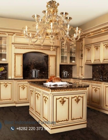 Kitchen Set Kayu Jepara Ukiran Klasik Jepara Terbaru