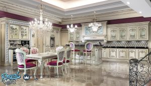 Kitchen Set Ukir Kayu Jepara Terbaru Luxury Hermitage