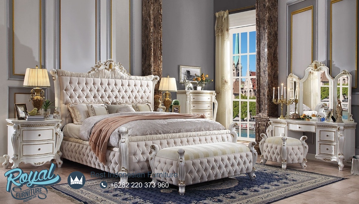 Furniture Kamar Tidur Set Mewah Terbaru Winn Victorian Bedroom Royal Furniture