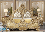 Set Kamar Tidur Klasik Mewah Gold Duco Ukiran Jepara Eropan Style