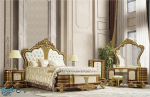 New Bedroom Set Kamar Tidur Mewah Gold Ukir Jepara