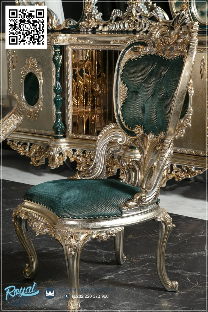 buffet klasik ukiran emas, desain ruang makan ala istana, meja makan gaya kerajaan, meja makan glamour royal style, meja makan hotel bintang lima, meja makan kaca elegan klasik, meja makan ukiran jepara emas, set makan kayu jati finishing gold, set meja makan royal klasik, meja makan marmer gold ukiran, meja makan mewah full set, meja makan mewah warna gold, dining set luxury klasik eropa, dining table set luxury gold, Harga 1 Set Meja Makan, Meja Makan set 6 Kursi, Set Meja Makan, Meja Makan Set 6 Kursi, Meja makan sultan, Set meja makan Informa, model kursi makan terbaru, meja makan informa, meja makan 6 kursi mewah, meja makan 6 kursi, meja makan minimalis modern, meja makan mewah 6 kursi, meja makan mewah modern, kursi makan ganesa meja gendong, ruang makan mewah, meja makan kayu jati 6 kursi,Luxury Dining Room Kursi Makan Royal Gold Klasik Jepara