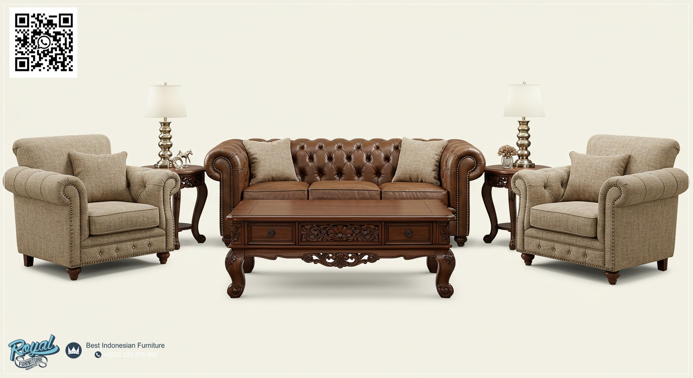Model Sofa Chesterfield Jepara Interior Kantor Hotel Perusahaan Sofa Chesterfield Jepara Interior Ruang Tamu Kantor Apartemen Jakarta