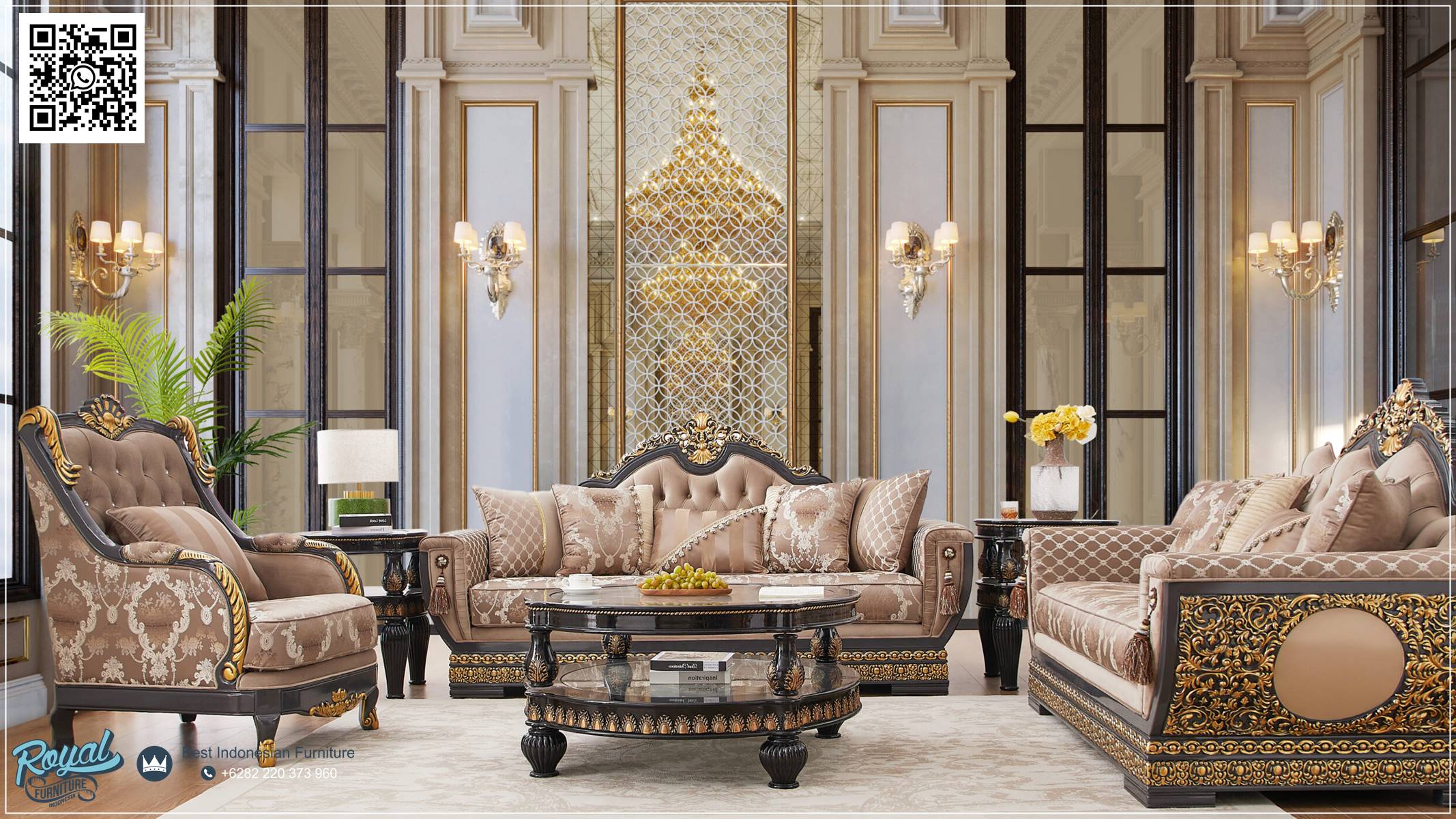 Model Sofa Tamu Klasik Homey Design Ruang Tamu Mewah Jepara