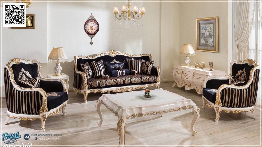 Set Sofa Tamu Jepara Klasik Mewah Terbaru Koltuk Sehzad