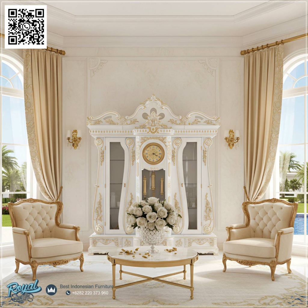 Lemari Jam Hias Bagong, Lemari Jam Hias Eropa, Lemari Jam Hias Klasik, Lemari Jam Hias Klasik Mewah, Lemari Jam Hias Mewah, Lemari Jam Hias Ukir Mewah, Lemari Jam Hias Warna Putih, Grandfather Clock Lemari Jam Besar Mewah Luxury Design Eropa