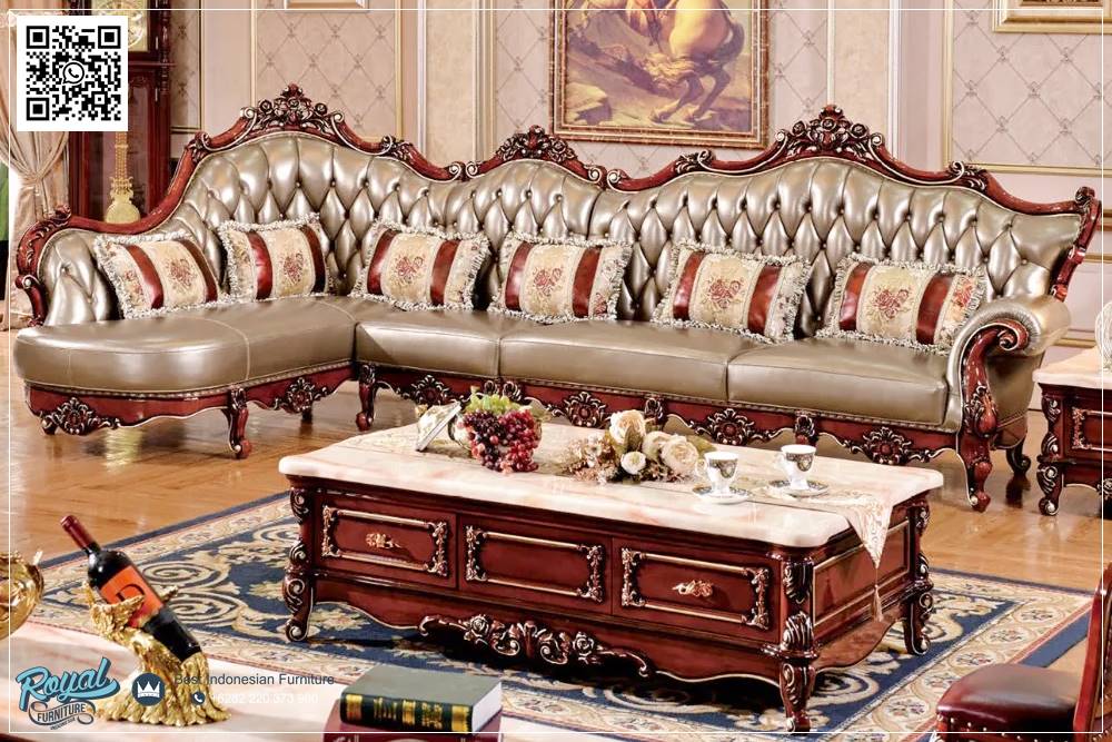Sofa Tamu Keluarga,Sofa Tamu Ruangan Keluarga,Sofa Tamu Klasik Eropa,Sofa Tamu Klasik Leter L,Sofa Tamu Jepara Mewah Ukiran,Harga Kursi Sofa Tamu Mewah, Model Kursi Tamu Sofa Mewah, Kursi Sofa Tamu Mewah,, Kursi Tamu Sofa Sudut Jati Klasik Chesterfield Original Leather Jepara