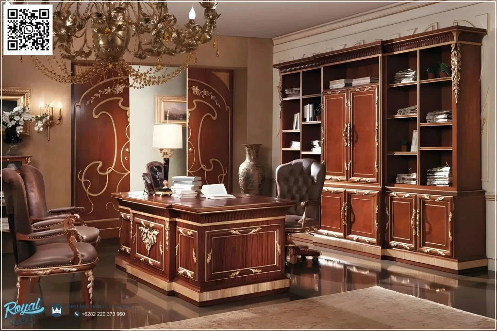 Jual Furnitur Interior Kantor Mewah Kayu Jati – Citra Elegan untuk Profesional Modern Furnitur Interior Kantor Mewah Kayu Jati – Citra Elegan untuk Profesional Modern