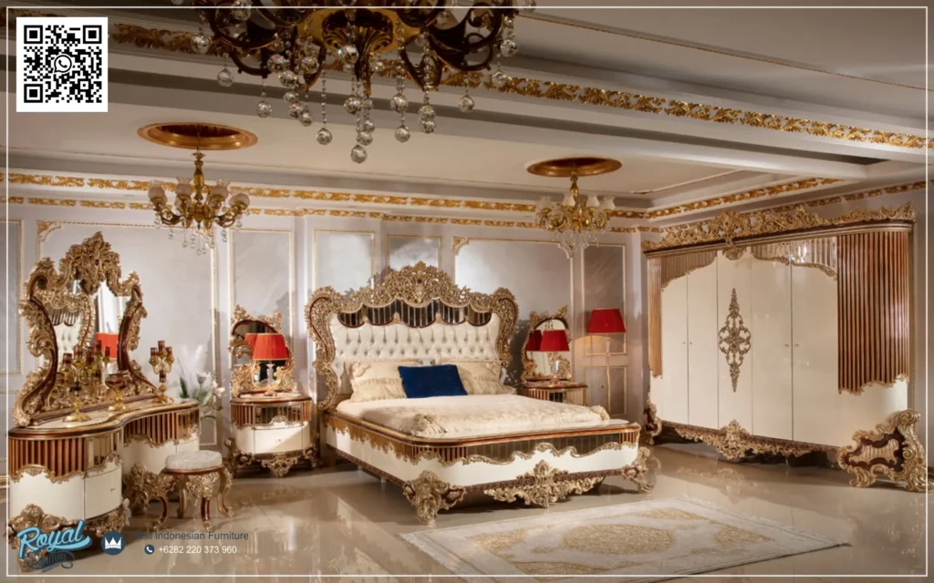 Set Kamar Tidur Model Eropa Klasik Mewah Terbaru - Bedroom Klasik Kamar Mewah Terbaru Masiva