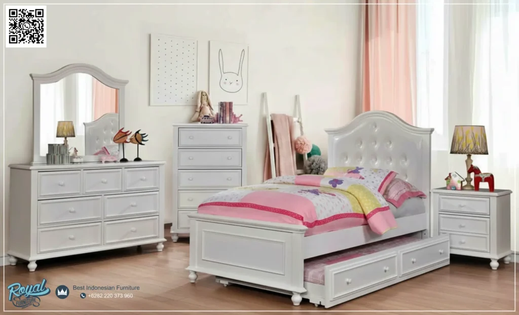 Model Kamar Tidur Anak Laci Storage pada Tempat Tidur Anak