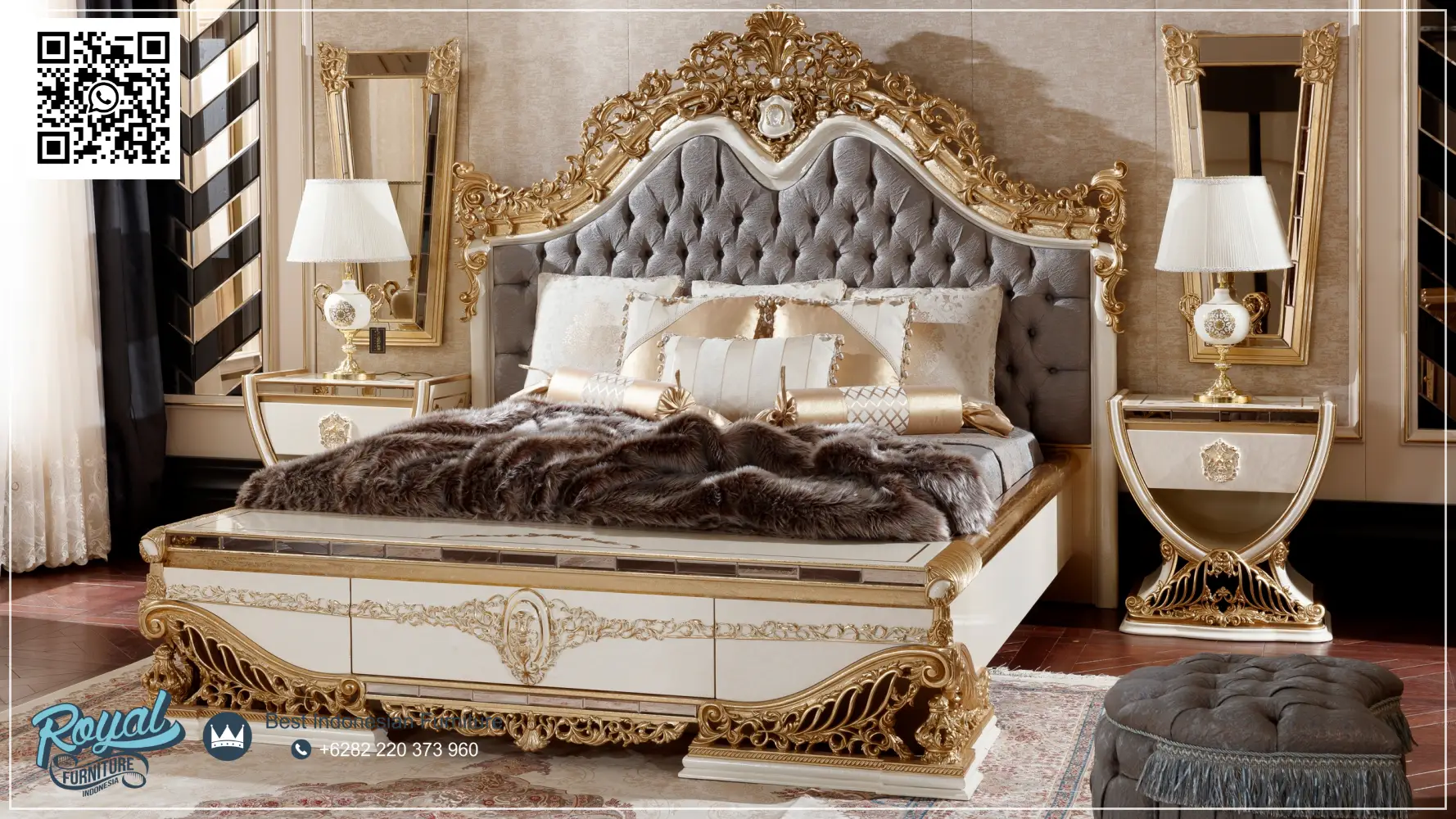 Tempat Tidur Mewah Terbaru Ukir Klasik Elegant Tempat Tidur Mewah Terbaru Ukir Klasik Elegant