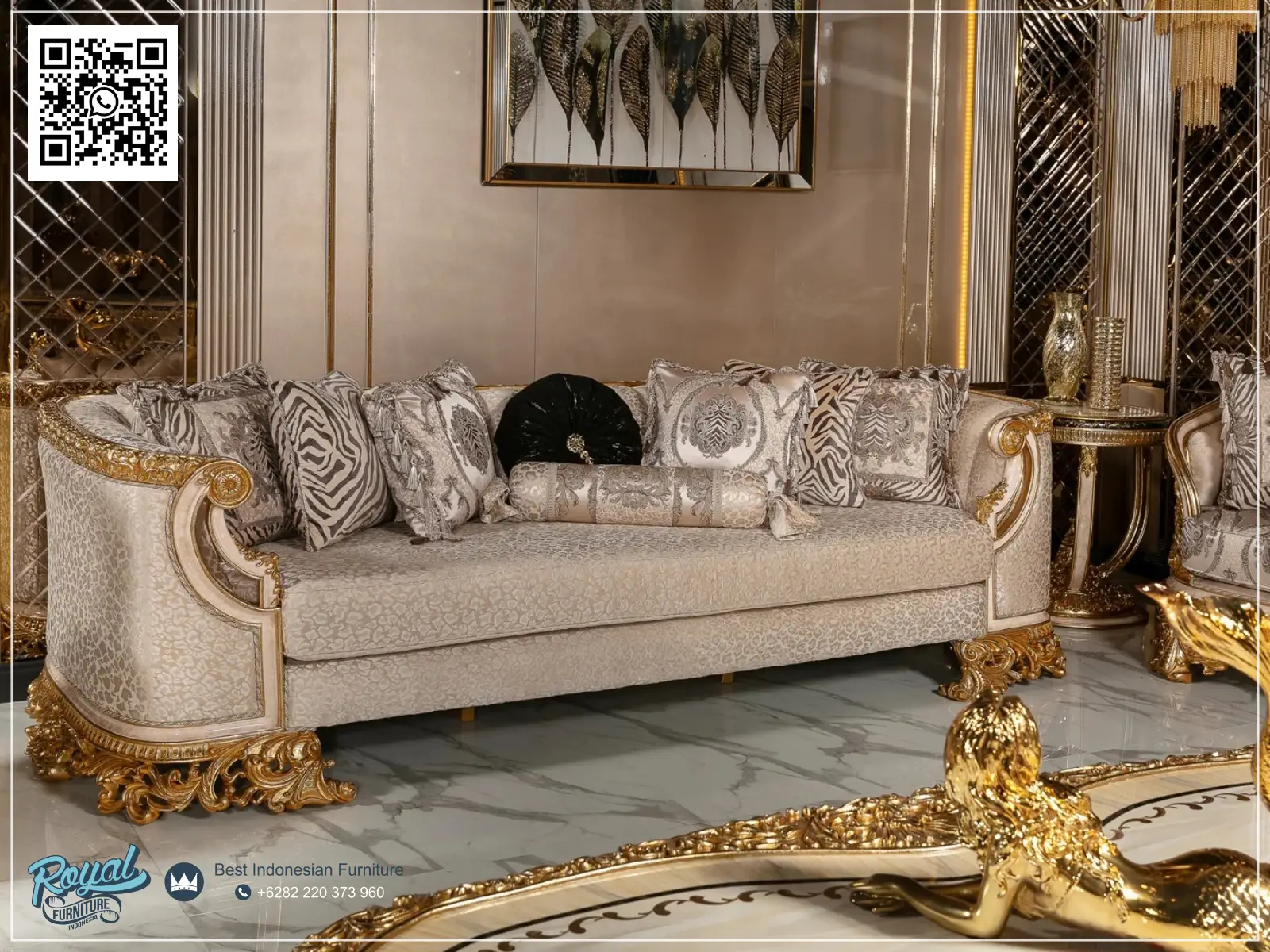 My Luxury Royal 3 Seater Sofa Ruang Tamu Mewah Terbaru My Luxury Royal 3 Seater Sofa Ruang Tamu Mewah Terbaru
