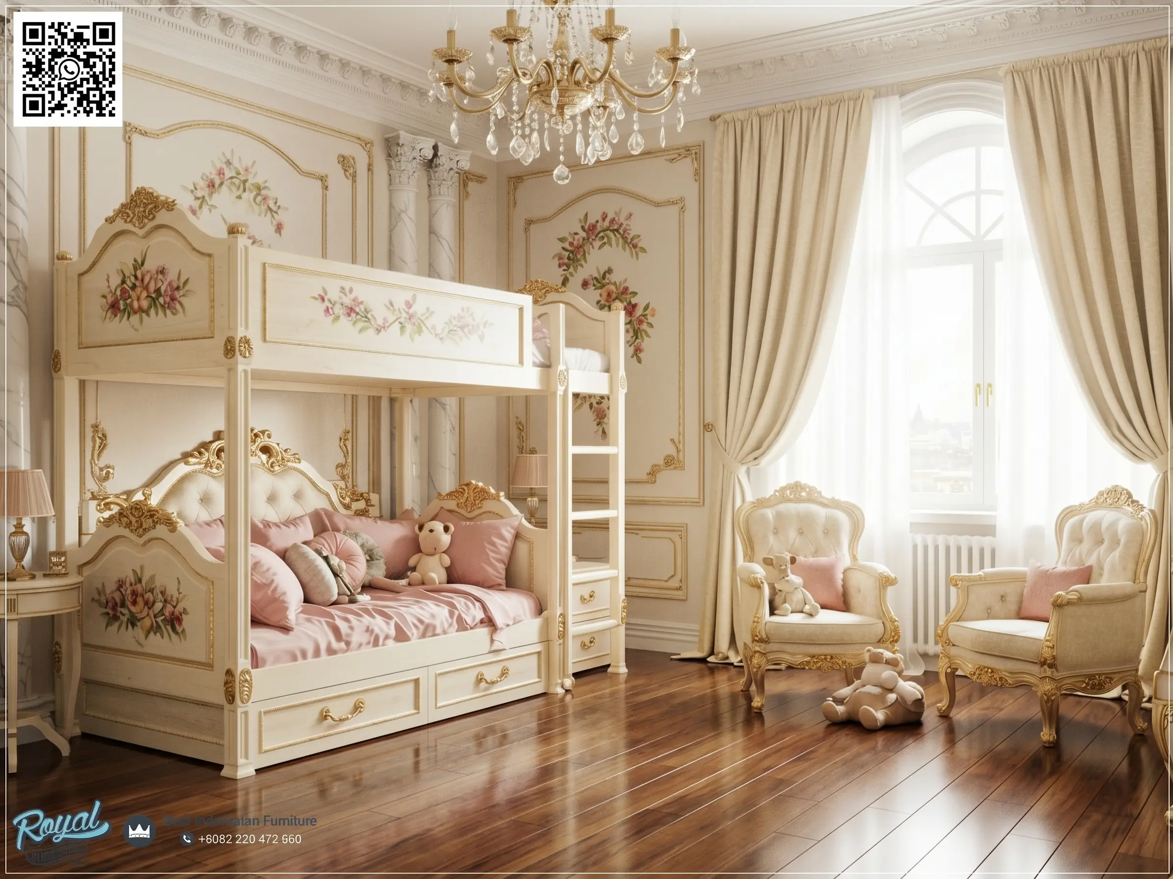 Bunkbed Model Tempat Tidur Anak Tingkat Jepara Mewah Terbaru Contemporary