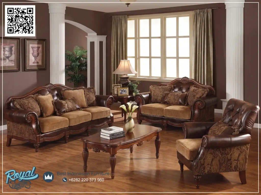 Sofa Tamu Klasik Mewah Terbaru Acme Ukiran Jepara