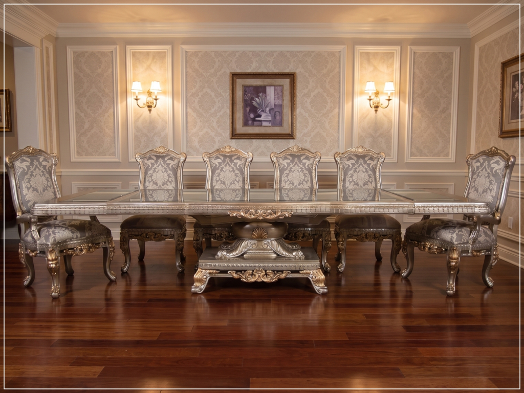 Dining Room Set Meja Makan Mewah Travilion Ukir Jepara