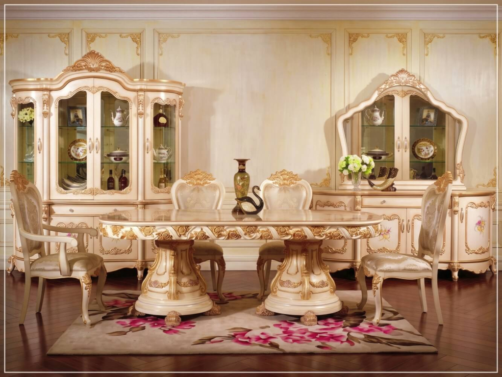 Furnitur Set Kursi Makan Modern Mewah Terbaru