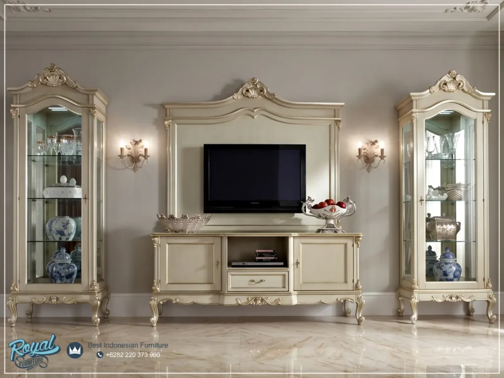 Lemari Hias Bufet TV Set Cabinet Mewah Terbaru