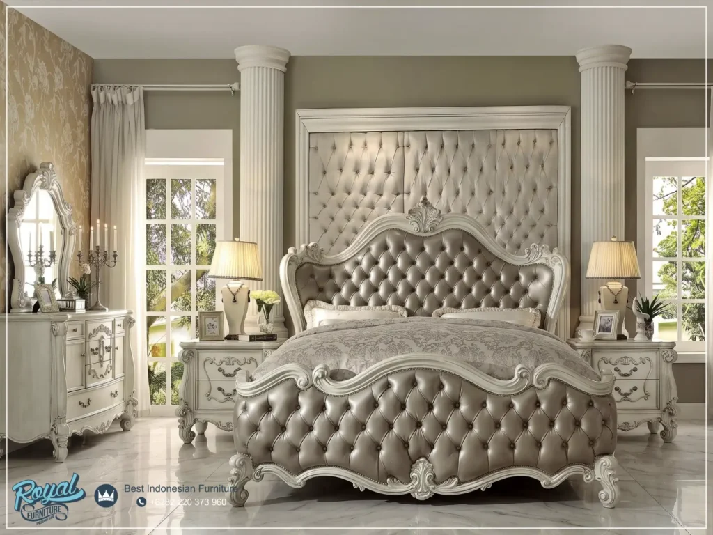 Model Tempat Tidur Modern Terbaru Putih Duco Krovat