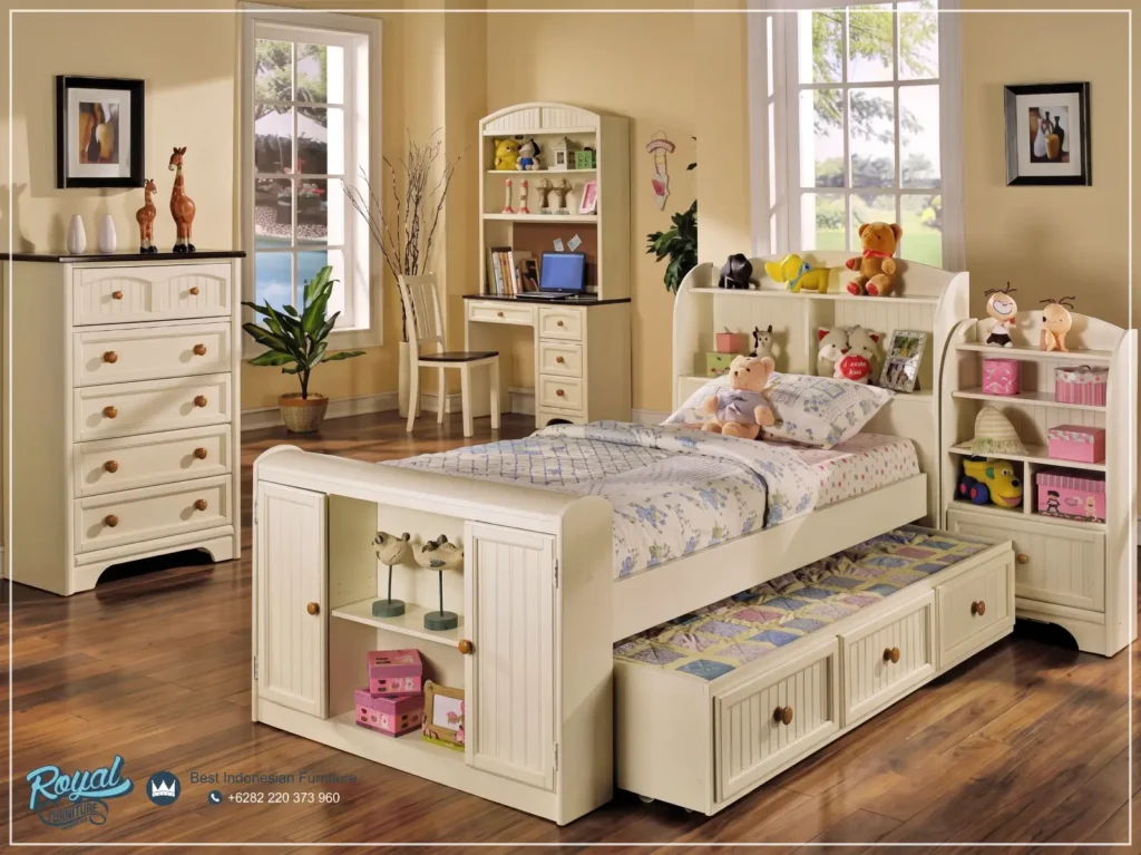 Bedroom Set Kamar Tidur Anak Perempuan Minimalis Modern Terbaru