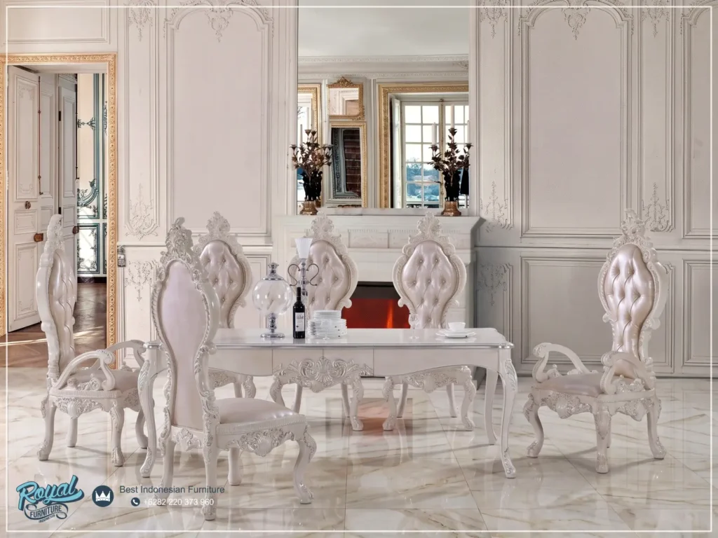 Luxury Model Kursi Meja Makan Raja Mewah Klasik Terbaru Awesome