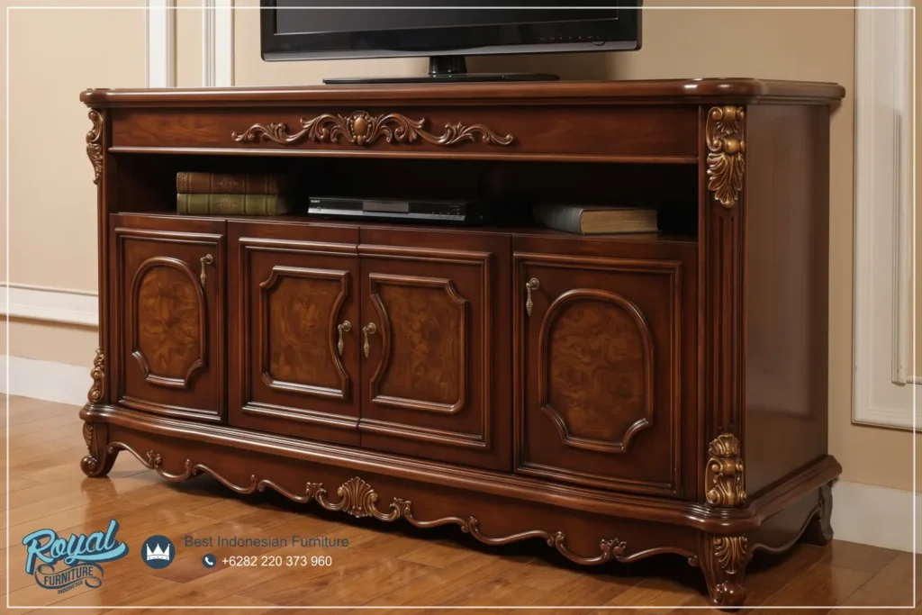 Model Bufet TV Natural Mewah Terbaru