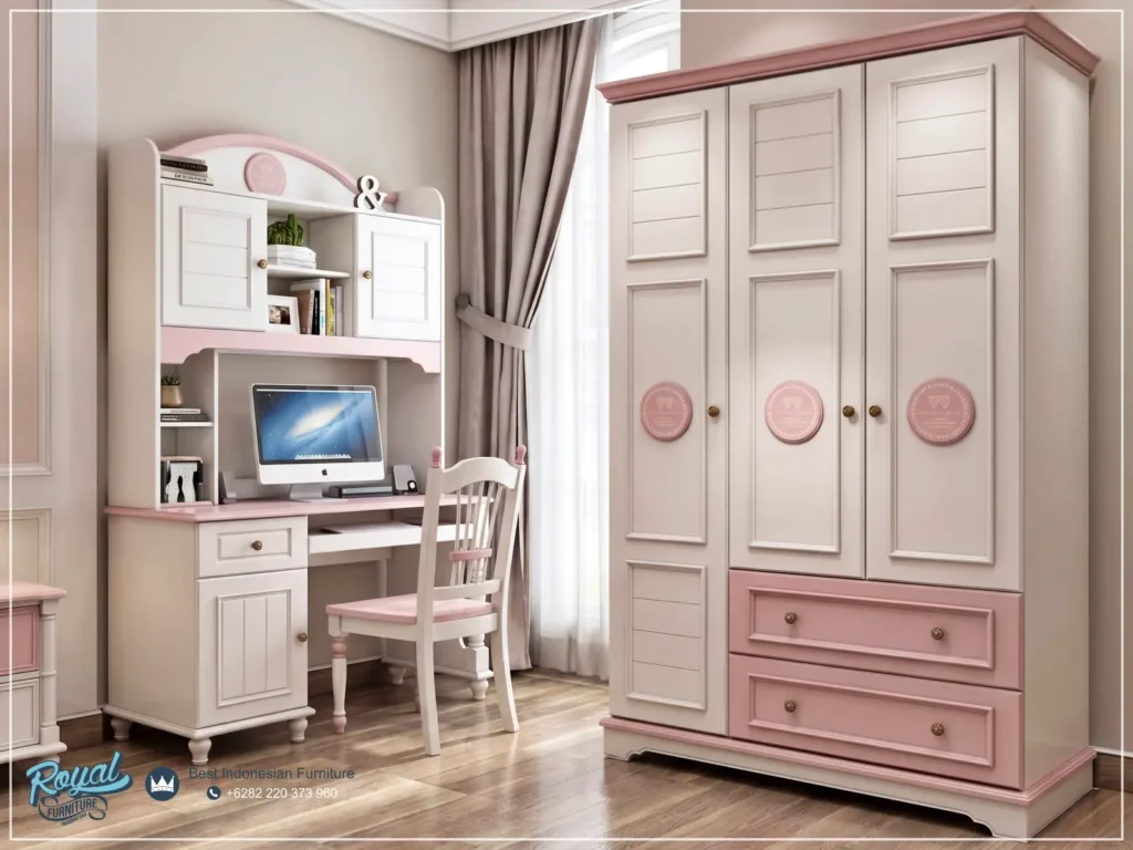 1 Set Kamar Tidur Anak, Desain Kamar Anak, dipan anak, Furniture Jepara, Harga Set Kamar Tidur Anak, harga tempat tidur anak, Harga Tempat Tidur Set, Kamar Anak Kayu Jati, kamar Set Anak, Kamar set anak anak, Kamar Set Jepara, Kamar Tidur Anak, Kamar Tidur Anak Jepara, Kamar Tidur anak laki-laki, Kamar Tidur Anak Perempuan, Mebel Jepara, Model Kamar Anak Terbaru, Royal Furniture, tempat tidur anak karakter, tempat tidur anak murah Wardrobe and study desk Set Tempat Tidur Anak Murah Mewah Terbaru Korean Style